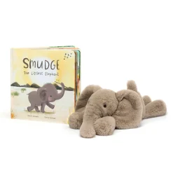 Jellycat Smudge the Littlest Elephant Book and Smudge Elephant Medium