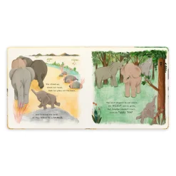 Jellycat Smudge the Littlest Elephant Book and Smudge Elephant Medium