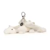 Jellycat Snow Dragon Bag Charm