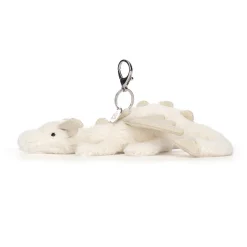 Jellycat Snow Dragon Bag Charm