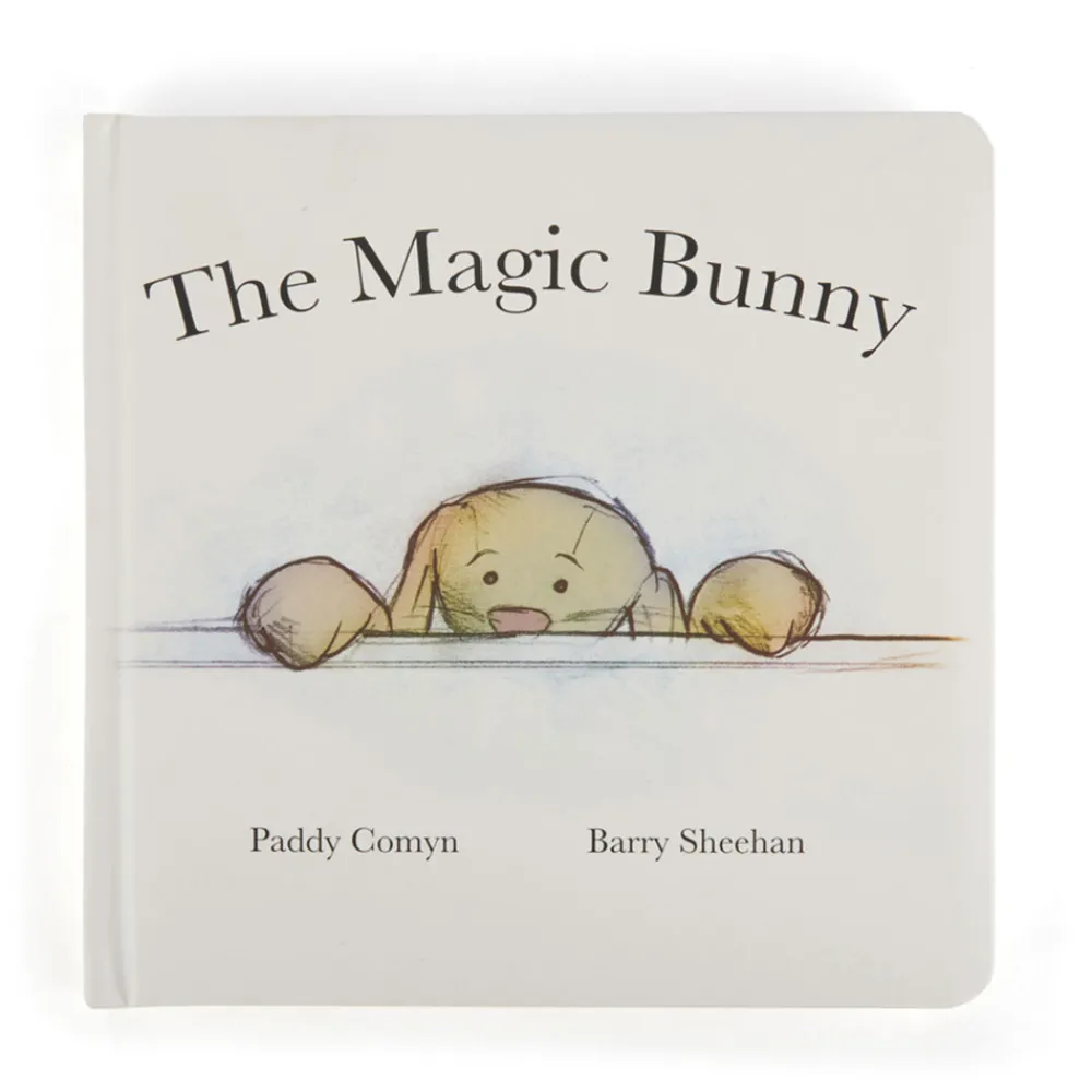 Jellycat The Magic Bunny Book and Bashful Cottontail Bunny Medium