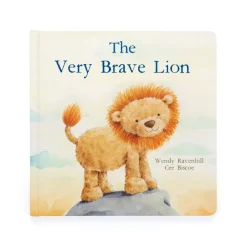 Jellycat The Very Brave Lion Book