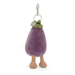 Jellycat Vivacious Vegetable Aubergine Bag Charm