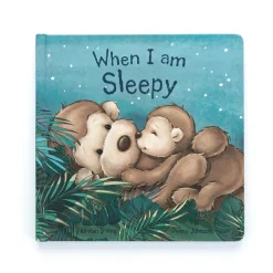 Jellycat When I Am Sleepy Book and Bashful Monkey Medium
