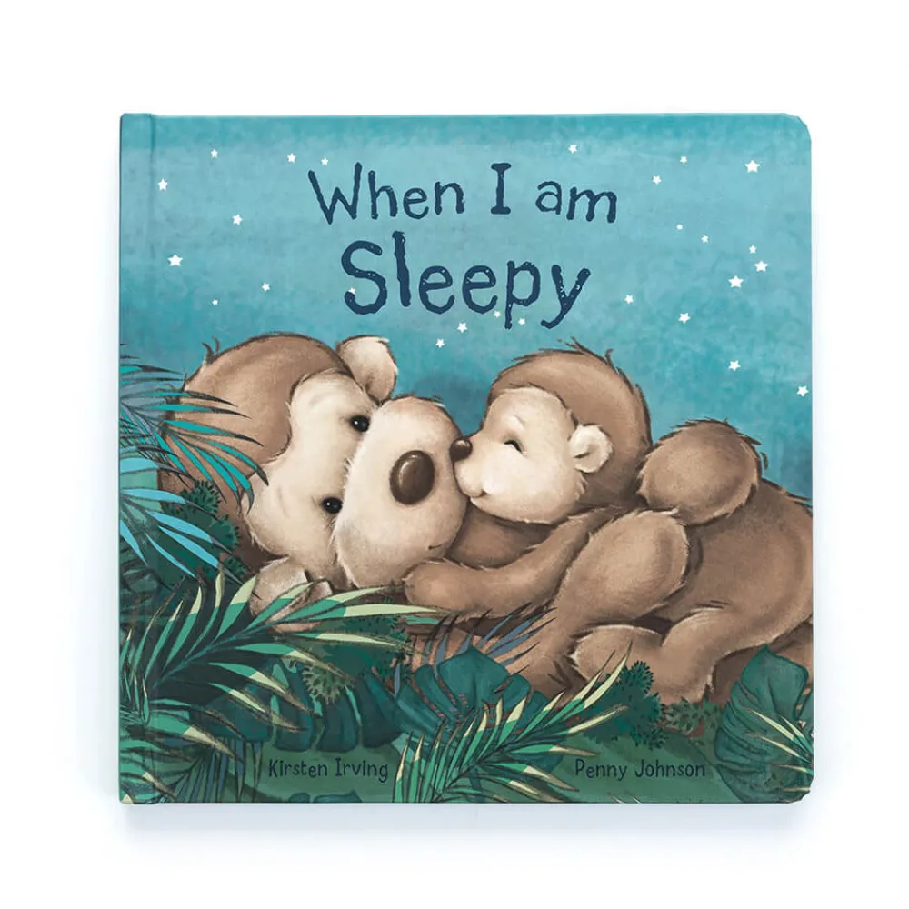 Jellycat When I Am Sleepy Book and Bashful Monkey Medium